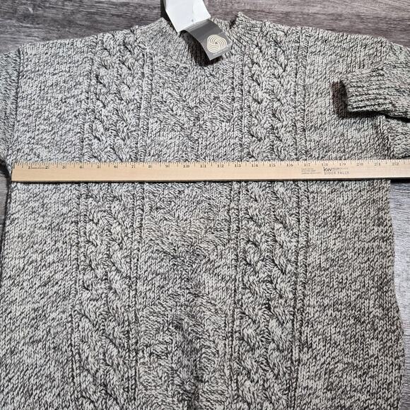 RARE VTG NWT Hunter Hills New Zealand New Wool Natural Cable Knit Sweater MEDIUM - Picture 13 of 14
